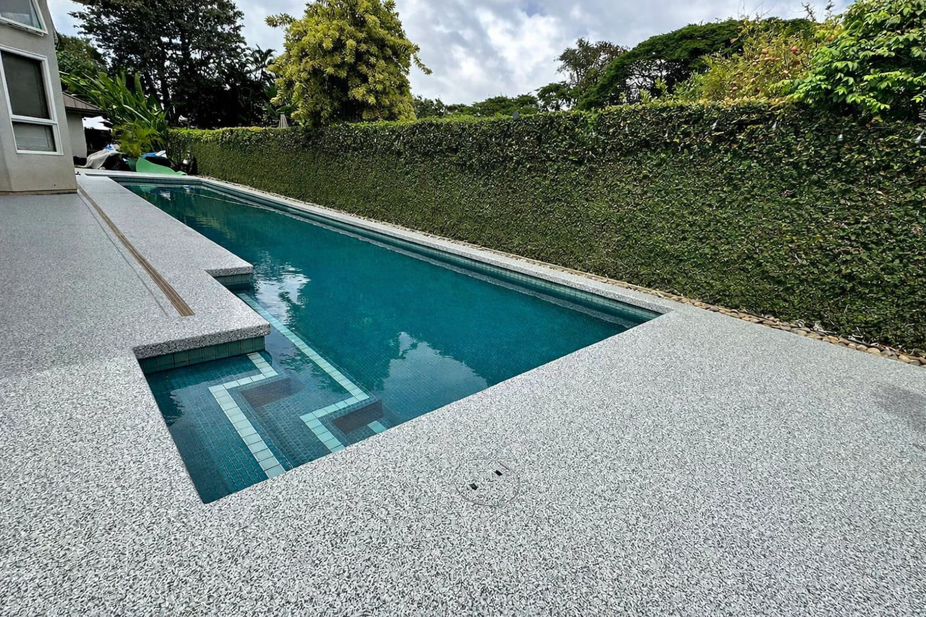 Concrete pool decks